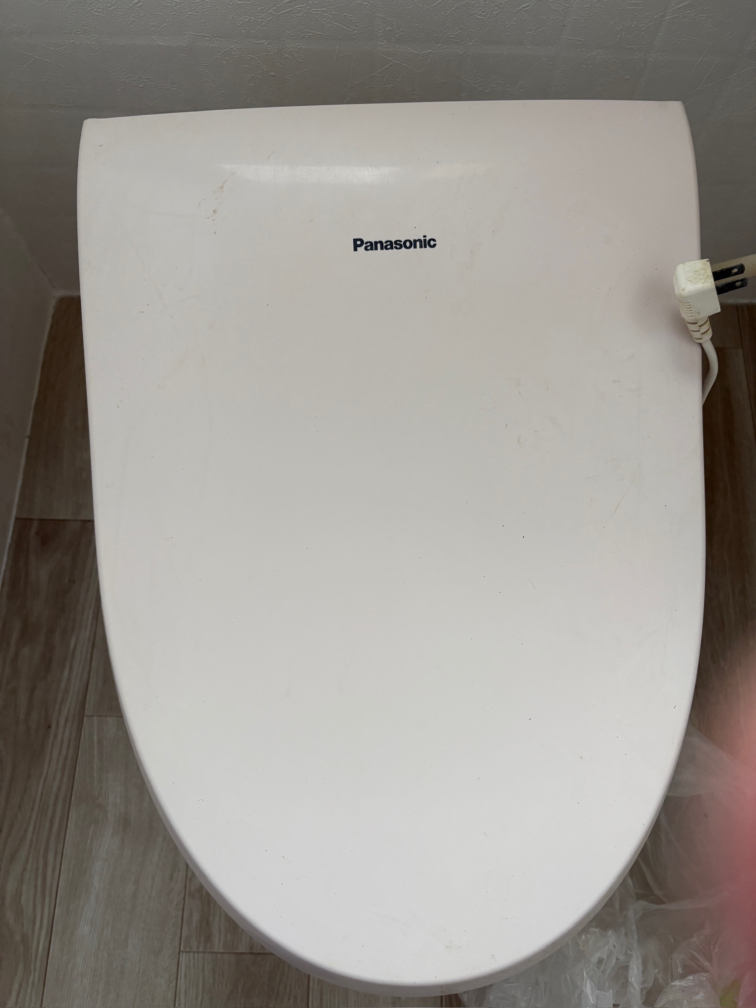 Panasonicビューティ・トワレCH951SPFを取り付けた状態